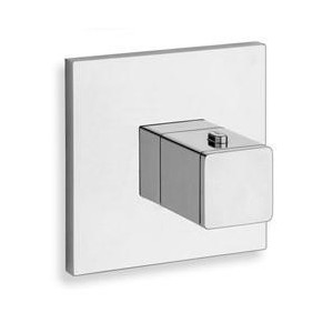 FACADE EXTERNE QUADRI  1 SORTIE POUR MECANISME PD70000 CHROME - CRISTINA ONDYNA XQ80051