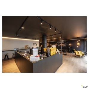 Systèmes rail 1 allumage 230V Rail 1 allumage en saillie intérieur 3m gris - SLV 1002153 