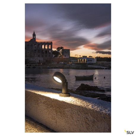 Bornes Extérieures LED ESKINA 30 borne extérieure anthracite LED 145W 3000/4000K IP65 variable - SLV 1002906 