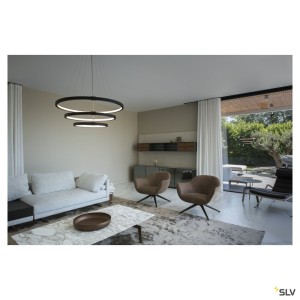 Suspensions LED ONE TRIPLE suspension LED intérieur noir LED 64 W IP 20 - SLV 1002913 