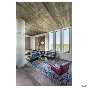 Suspensions PANTILO CONVEX 29 suspension intérieure chrome E27 max 40W - SLV 1003443 