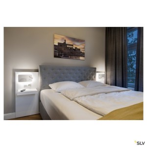 Liseuses SOMNILA SPOT applique int. liseuse gauche blanc LED 13W 3000K avec port USB - SLV 1003457 
