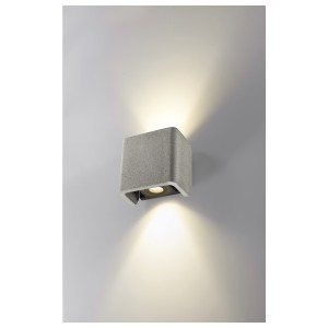 Appliques extérieures LED MANA OUT WL applique extérieur  gris 11 W max 240V 3000K IP 65  - SLV 1003470 