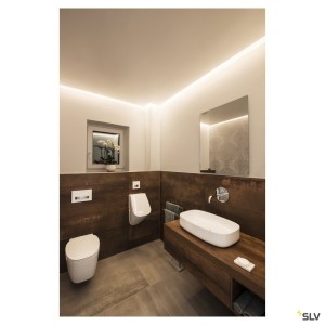 Profils GRAZIA 10 EDGE clips de montage pour profil inox - SLV 1004895 