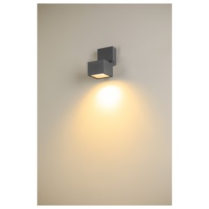 Appliques extérieures LED S-CUBE Plafonnier et applique saillie 2700/3000K 15W PHASE 80° anthracite - SLV 1007458 