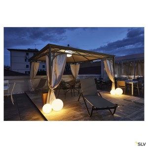 Luminaires mobiles ROTOBALL 25 luminaire mobile extérieur blanc E27 24W max IP44 - SLV 227219 