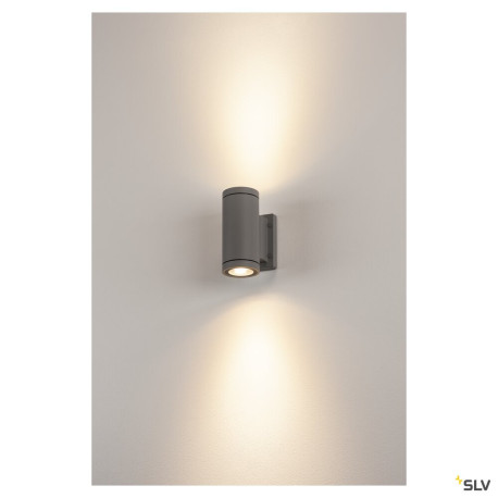 Appliques extérieures MYRA UP/DOWN applique extérieure anthracite GU10/QPAR51 2x 35W max IP55 - SLV 233115 