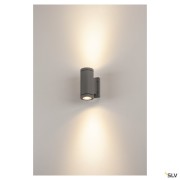 Appliques extérieures MYRA UP/DOWN applique extérieure anthracite GU10/QPAR51 2x 35W max IP55 - SLV 233115 
