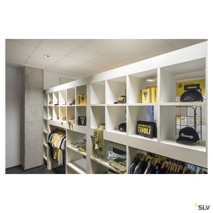 Encastrés plafond intérieurs LED NUMINOS® L encastré plafond intérieur noir/noir LED 2541 W / IP44 55° - SLV 1003967 