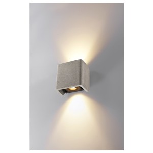 Appliques extérieures LED MANA OUT WL applique extérieur  gris 11 W max 240V 3000K IP 65  - SLV 1003470 
