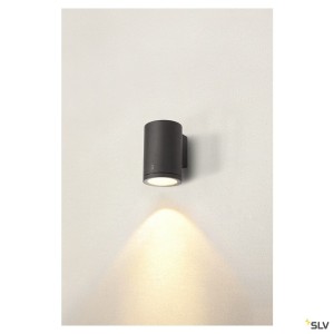 Appliques extérieures LED ENOLA applique extérieure rond L anthracite LED 35W 3000K/4000K IP65 - SLV 1003440 