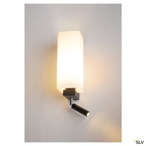 Liseuses QUADRASS SPOT applique intérieure liseuse noir E27 max 40W LED 2W 3000K - SLV 1003428 