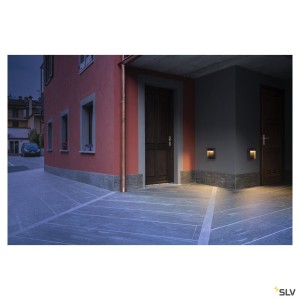 Appliques extérieures LED FLATT applique extérieure anthracite LED 14W 3000K/4000K IP65 - SLV 1002952 