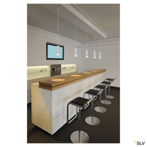 Suspensions ASTINA suspension intérieure noir GU10/QPAR51 10W max câble nu sans patère - SLV 1002939 