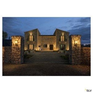 Appliques extérieures avec détecteur QUADRULO SENSOR applique E27 anthracite avec détecteur de mouvements - SLV 1002402 