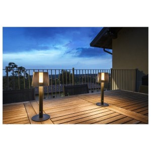 Lampes à poser TAHA Set de luminaires sans fil IP65 2700 K variable noir - SLV 1007380 