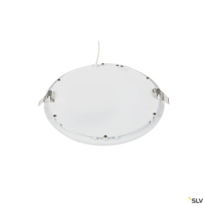 Encastrés plafond intérieurs LED SENSER 24 encastré de plafond intérieur rond blanc mat LED 13W 3000K - SLV 1003010 