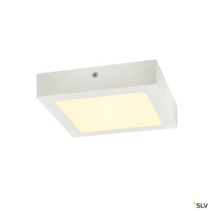 Plafonniers intérieurs LED SENSER 18 plafonnier intérieur carré blanc mat LED 12W 3000K variable Tri - SLV 1003018 