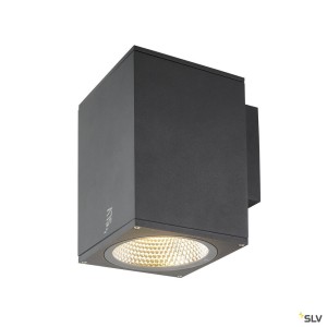 Appliques extérieures LED ENOLA applique extérieure carré L anthracite LED 35W 3000K/4000K IP65 - SLV 1003437 