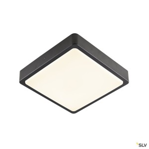 Appliques extérieures LED AINOS applique et plafonnier ext carré anthracite LED 17W 3000K/4000K IP65 - SLV 1003450 