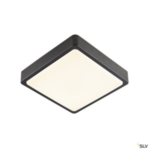 Appliques extérieures LED avec détecteur AINOS SENSOR applique plafonnier ext carré anthr LED 18W 3000K/4000K détecteur - SLV 10