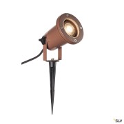 Projecteurs extérieurs 230V NAUTILUS 15 (NAUTILUS PIQUET XL) spot sur piquet rouille GU10 11W max. IP65 - SLV 1001964 