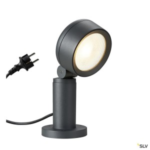 Bornes Extérieures LED ESKINA 30 borne extérieure anthracite LED 145W 3000/4000K IP65 variable - SLV 1002906 