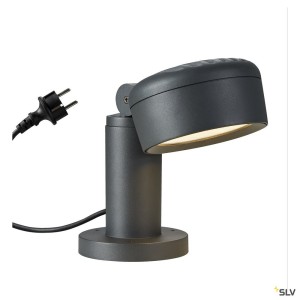 Bornes Extérieures LED ESKINA 30 borne extérieure anthracite LED 145W 3000/4000K IP65 variable - SLV 1002906 