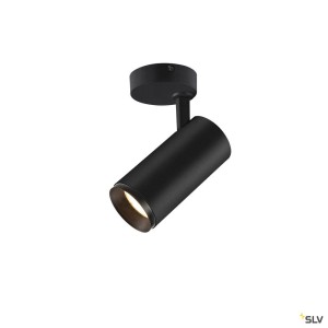 Plafonniers intérieurs LED NUMINOS® M plafonnier intérieur noir/noir LED 201 W 36° IK02 UGR < 13 - SLV 1004203 
