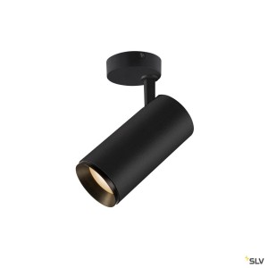 Plafonniers intérieurs LED NUMINOS® L plafonnier LED intérieur noir/noir LED 28 W 36° UGR < 19 - SLV 1004579 