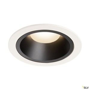 Encastrés plafond intérieurs LED NUMINOS® L encastré plafond intérieur blanc/noir LED 2541 W / IP44 55° - SLV 1003955 