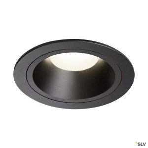 Encastrés plafond intérieurs LED NUMINOS® L encastré plafond intérieur noir/noir LED 2541 W / IP44 55° - SLV 1003967 