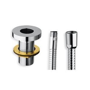 .SUPPORT DESIGN+FLEXIBLE+RESSORT POUR DOUCHETTE SUR GORGE CHROME - CRISTINA ONDYNA AC61451