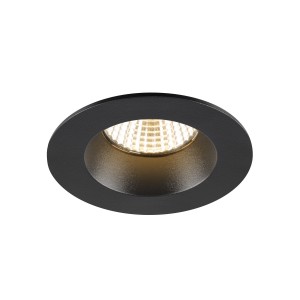 Accessoires NEW TRIA® 68 collerette pour encastré de plafond intérieur rond noir IP 65 - SLV 1007345 
