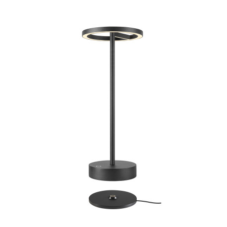 Lampes à poser VINOLINA ONE Lampe à poser sans fil IP54 2700 K TOUCH noir - SLV 1007359 