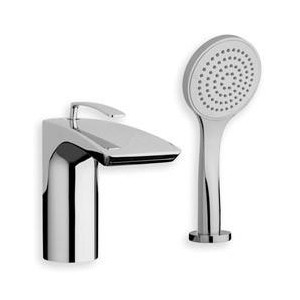 BAIN DOUCHE BOLLICINE SUR GORGE 2 TROUS CHROME - CRISTINA ONDYNA BO12151