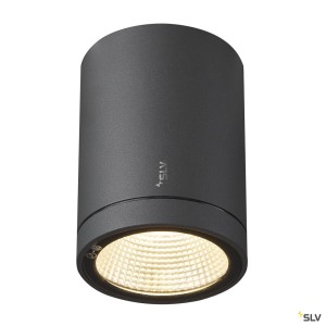 Plafonniers extérieurs LED ENOLA plafonnier extérieur rond S anthracite LED 9W 3000K/4000K IP65 - SLV 1003426 