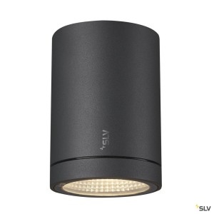 Plafonniers extérieurs LED ENOLA plafonnier extérieur rond S anthracite LED 9W 3000K/4000K IP65 - SLV 1003426 