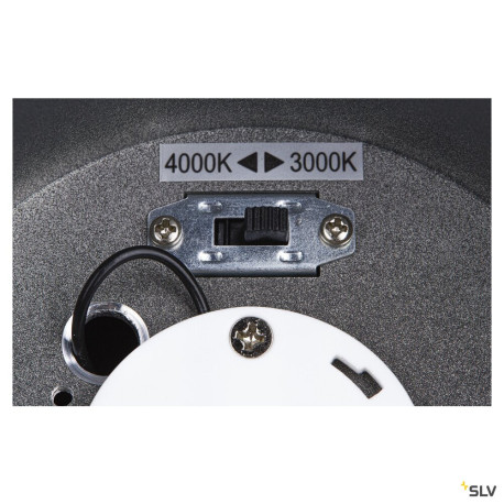 Plafonniers extérieurs LED ENOLA plafonnier extérieur rond M anthracite LED 10W 3000K/4000K IP65 - SLV 1003427 