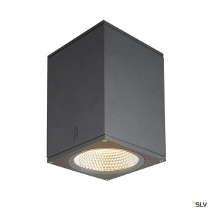 Plafonniers extérieurs LED ENOLA plafonnier extérieur carré L anthracite LED 35W 3000K/4000K IP65 - SLV 1003439 