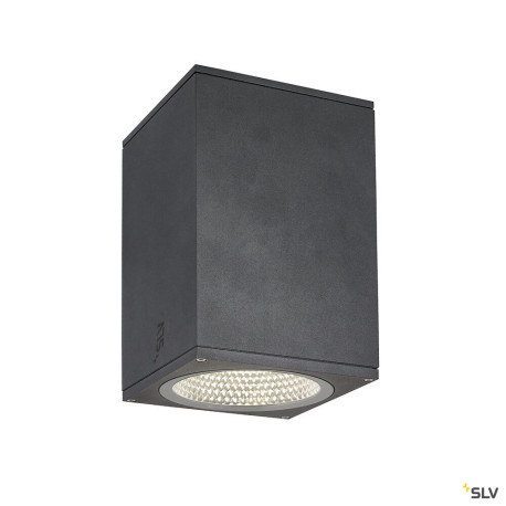 Plafonniers extérieurs LED ENOLA plafonnier extérieur carré L anthracite LED 35W 3000K/4000K IP65 - SLV 1003439 
