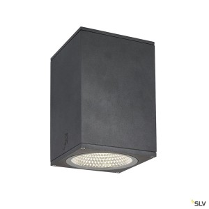 Plafonniers extérieurs LED ENOLA plafonnier extérieur carré L anthracite LED 35W 3000K/4000K IP65 - SLV 1003439 