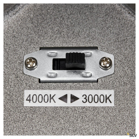 Plafonniers extérieurs LED ENOLA plafonnier extérieur carré L anthracite LED 35W 3000K/4000K IP65 - SLV 1003439 