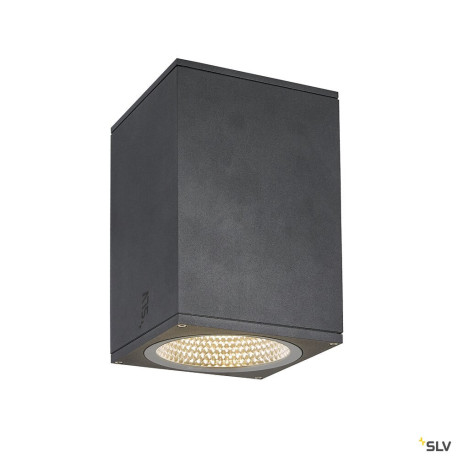 Plafonniers extérieurs LED ENOLA plafonnier extérieur carré L anthracite LED 35W 3000K/4000K IP65 - SLV 1003439 