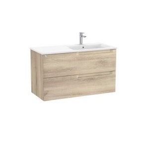 Aleyda Unik 2 Tiroirs Lavabo À Droite 1000 Mm Bois Naturel - ROCA A851818524 