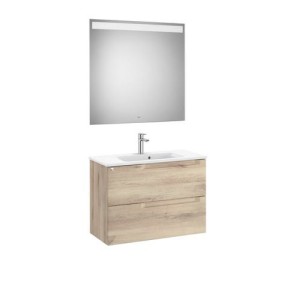 Aleyda Pack Compact 2 Tiroirs 800 Mm Bois Naturel - ROCA A851832524 