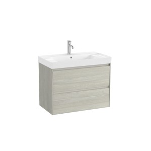 Ona Unik 2 Tiroirs 800Mm Centré Chêne Blanchi-Roca A851691512 