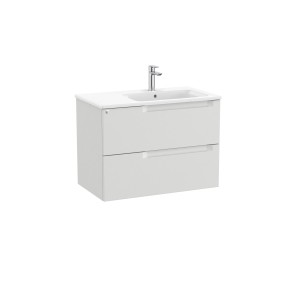 Aleyda Unik 2 Tiroirs Lavabo À Droite 800 Mm Gris Pierre Mat - ROCA A851815514 
