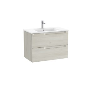 Aleyda Unik 2 Tiroirs 800 Mm Bois Blanchi - ROCA A851816525 