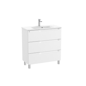 Aleyda Unik Compact 3 Tiroirs 800 Mm Blanc Mat - ROCA A851884509 